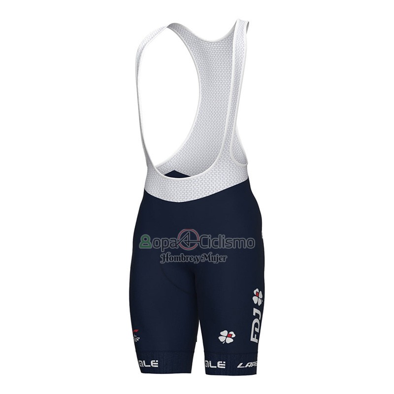 Groupama FDJ Ropa Ciclismo Culotte Corto 2023 Mangas Cortas Violeta